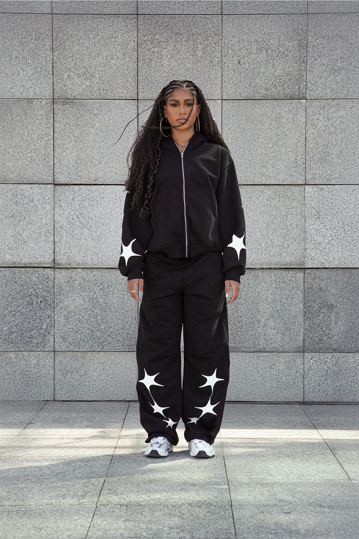 Zip Hoodie Cosmos Black